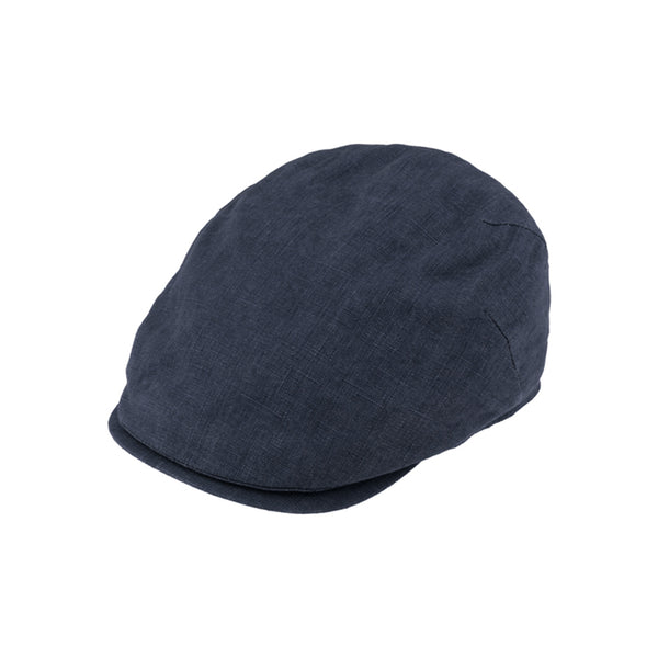 fiebig Hove Flatcap Leinen | Schirmmütze mit Steg Made in Italy