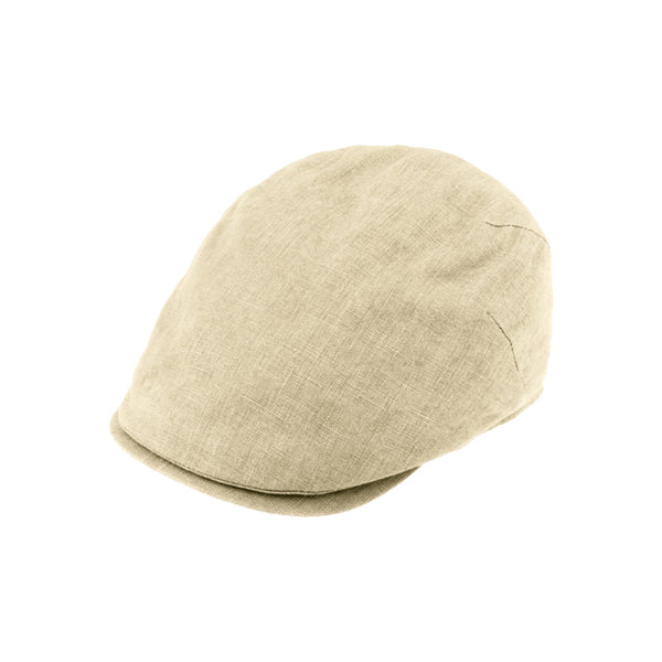 fiebig Hove Flatcap Leinen | Schirmmütze mit Steg Made in Italy