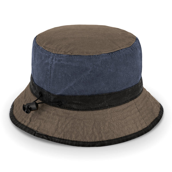 Bucket Hat Washed Cotton | Fischerhut mit Kordelzug