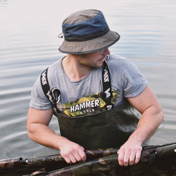 Bucket Hat Washed Cotton | Fischerhut mit Kordelzug