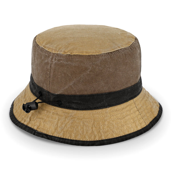 Bucket Hat Washed Cotton | Fischerhut mit Kordelzug