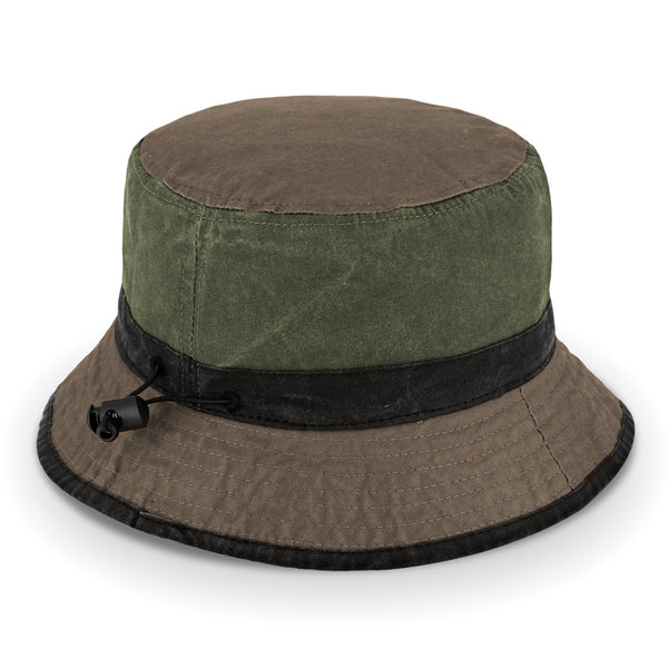 Bucket Hat Washed Cotton | Fischerhut mit Kordelzug