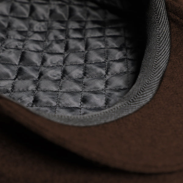 Flatcap mit gestepptem Innenfutter | Made in Italy