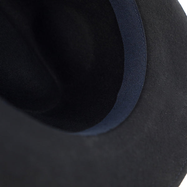 Fedora Wollfilzhut mit Ripsband | Klassischer Bogarthut Made in Italy