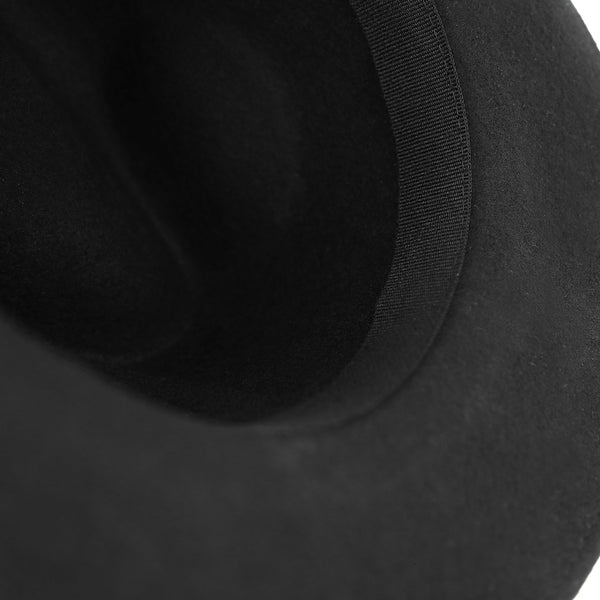 Fedora Wollfilzhut mit Ripsband | Klassischer Bogarthut Made in Italy