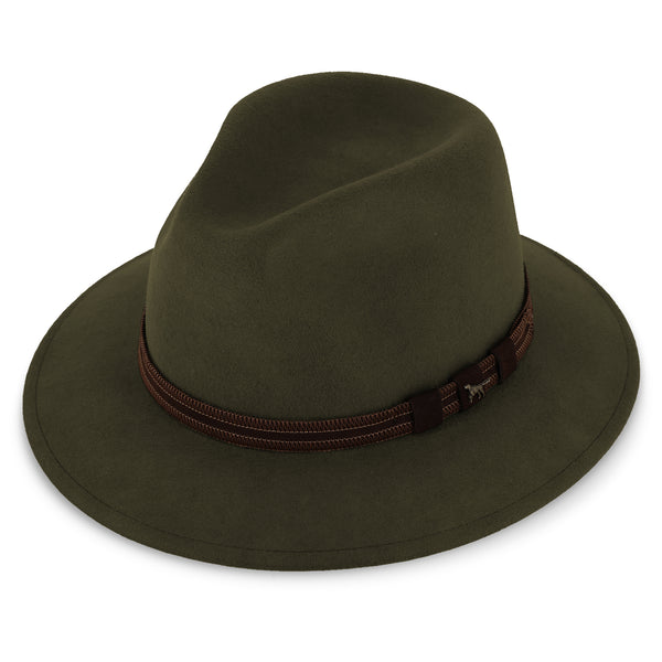 Clark Travellerhut Wollfilz mit Pin | Filzhut Made in Italy