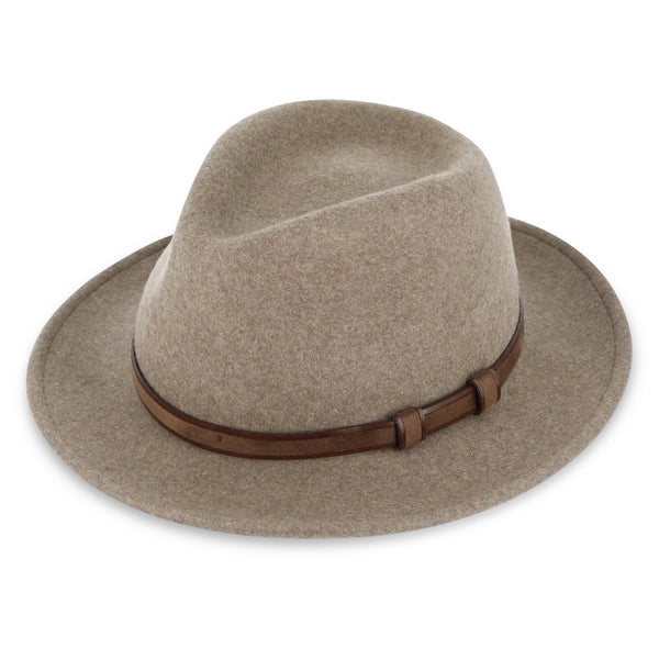 Lewis Fedora Wollfilzhut mit Lederband | Outdoor Hat Made In Italy