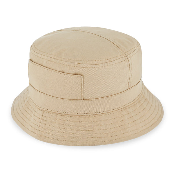 fiebig Fischerhut aus Baumwolle | Unisex Outdoorhut mit Taschen & Reißverschlussfach | Bucket Hat in vielen Farben & Größen