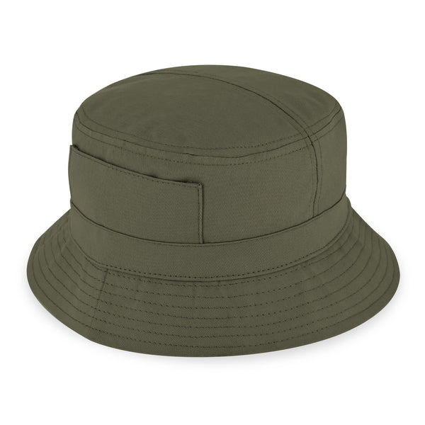 fiebig Fischerhut aus Baumwolle | Unisex Outdoorhut mit Taschen & Reißverschlussfach | Bucket Hat in vielen Farben & Größen