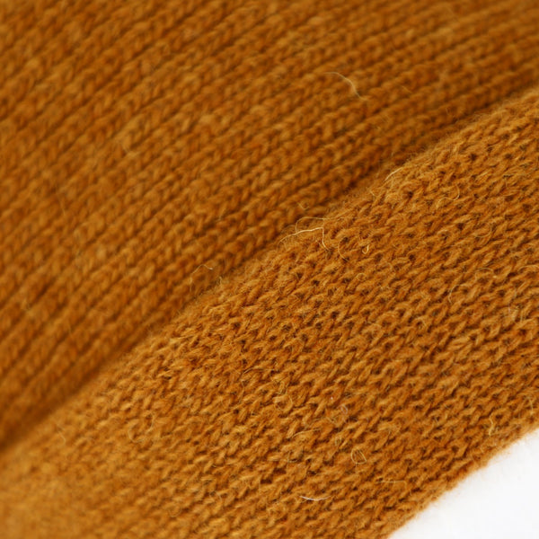 Strickbaske mit Umschlag | Barett Made in Italy