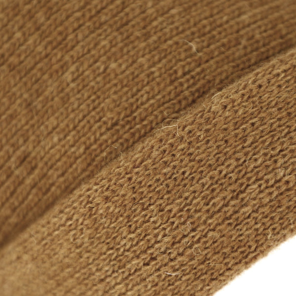 Strickbaske mit Umschlag | Barett Made in Italy