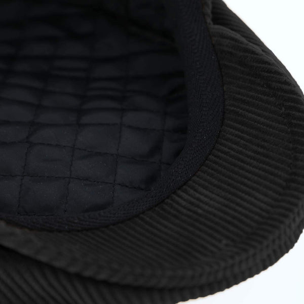 Cord Flatcap aus Baumwolle mit Steppfutter | Made in Italy
