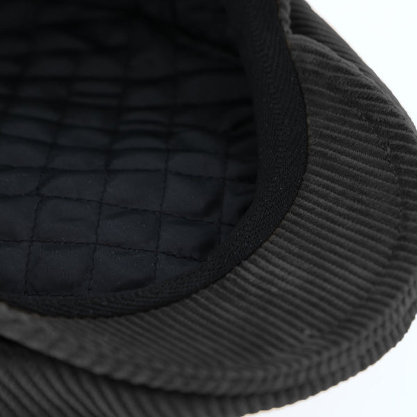 Cord Flatcap aus Baumwolle mit Steppfutter | Made in Italy