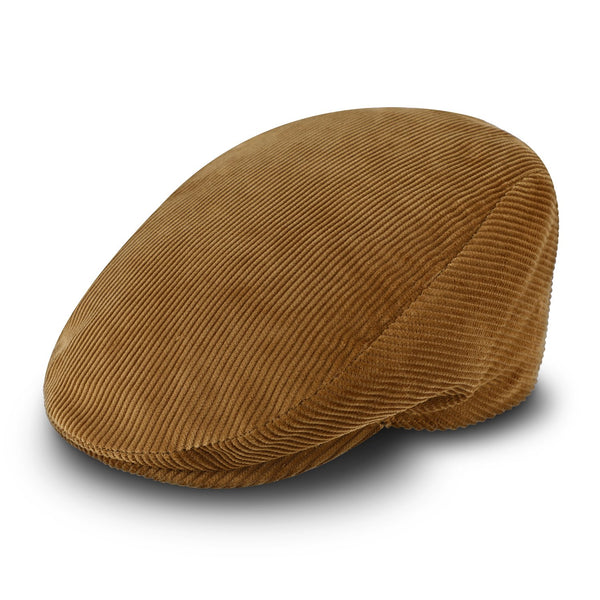 Cord Flatcap aus Baumwolle mit Steppfutter | Made in Italy