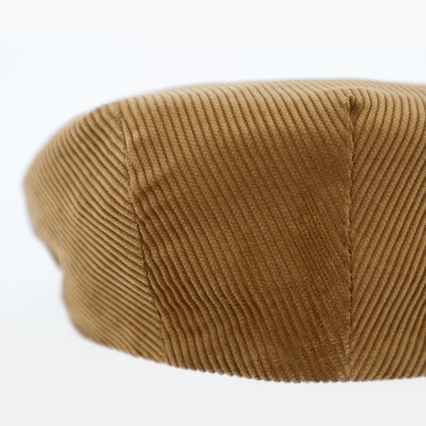 Cord Flatcap aus Baumwolle mit Steppfutter | Made in Italy
