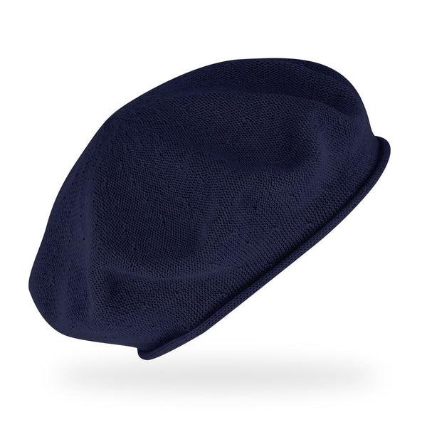 Feinstrickbaske mit Rollrand | Barett Made in Europe