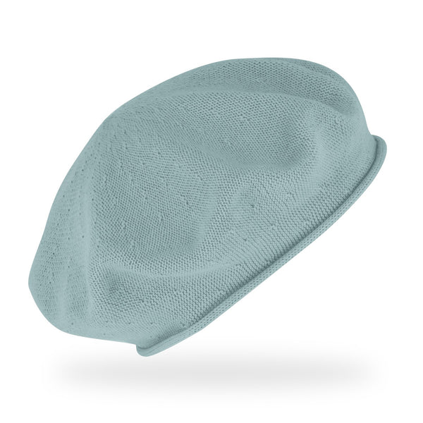 Feinstrickbaske mit Rollrand | Barett Made in Europe