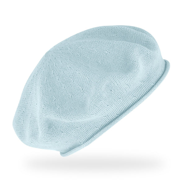Feinstrickbaske mit Rollrand | Barett Made in Europe