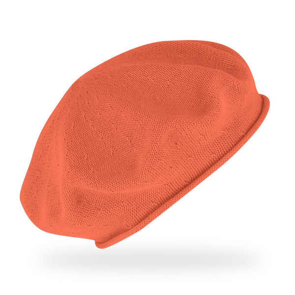 Feinstrickbaske mit Rollrand | Barett Made in Europe