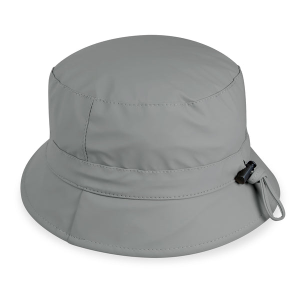 fiebig Ginny Regenhut mit flexiblem Band | Outdoor Fischerhut mit leichtem Cotton-Futter | Angenehme Passform für das ganze Jahr