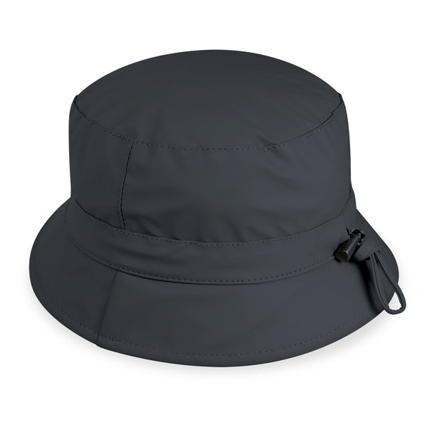 fiebig Ginny Regenhut mit flexiblem Band | Outdoor Fischerhut mit leichtem Cotton-Futter | Angenehme Passform für das ganze Jahr