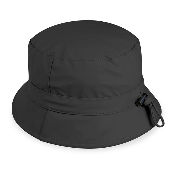 fiebig Ginny Regenhut mit flexiblem Band | Outdoor Fischerhut mit leichtem Cotton-Futter | Angenehme Passform für das ganze Jahr