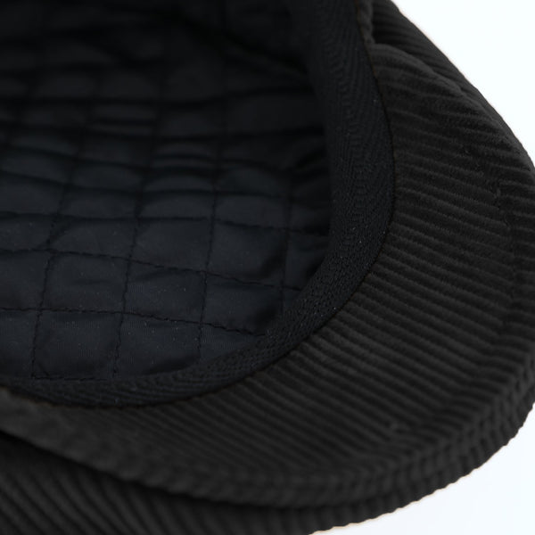Cord Flatcap aus Baumwolle mit Steppfutter | Made in Italy