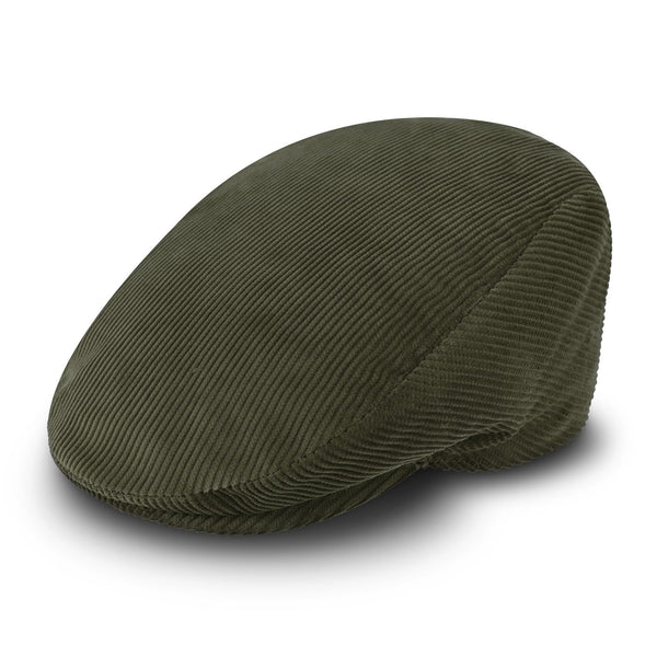 Cord Flatcap aus Baumwolle mit Steppfutter | Made in Italy