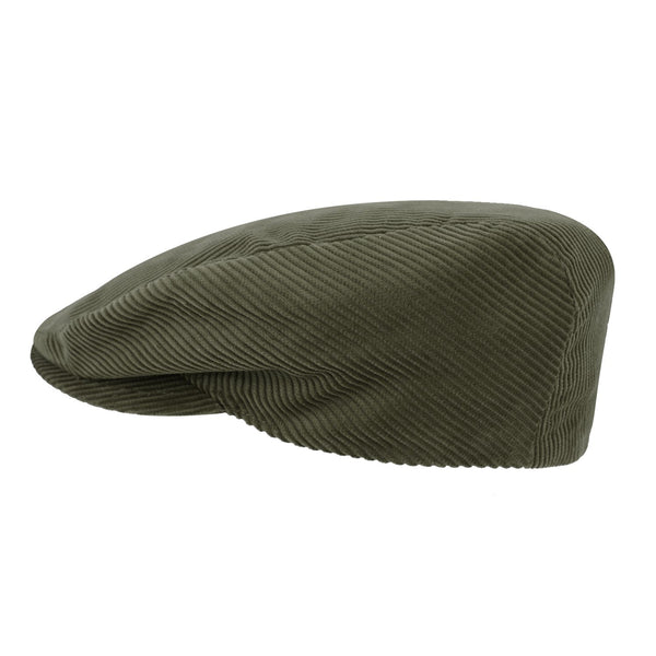 Cord Flatcap aus Baumwolle mit Steppfutter | Made in Italy