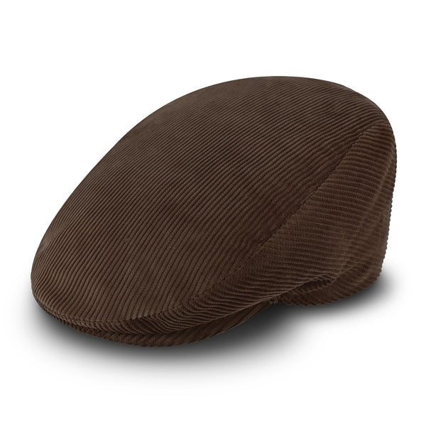 Cord Flatcap aus Baumwolle mit Steppfutter | Made in Italy