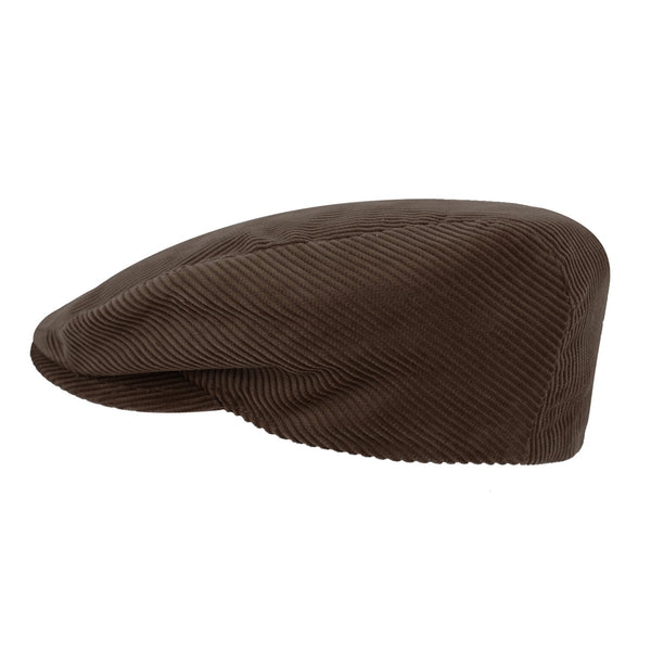 Cord Flatcap aus Baumwolle mit Steppfutter | Made in Italy