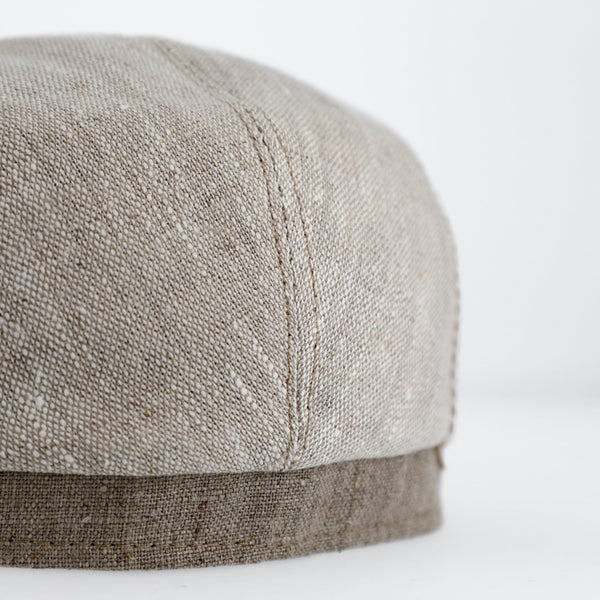 Woolton Flatcap aus Leinen | Made in Italy