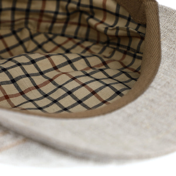 Woolton Flatcap aus Leinen | Made in Italy