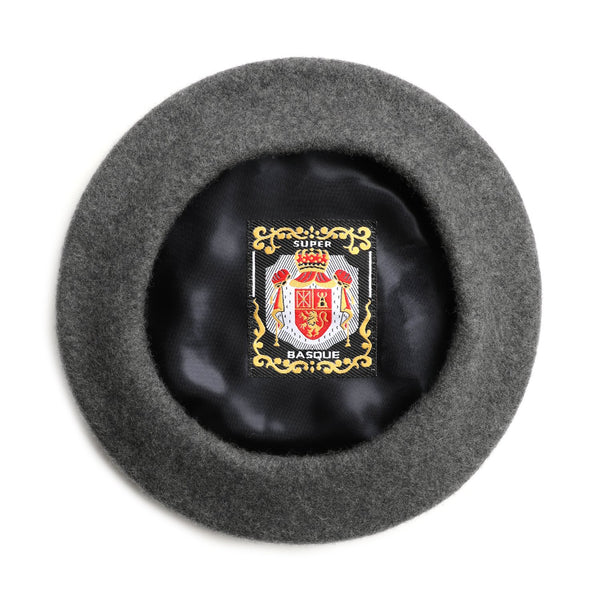 Barett aus 100% Schurwolle mit Innenfutter & Emblem | Made In Italy