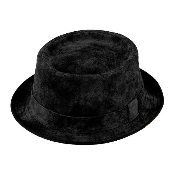 fiebig Pork Pie Lederhut | Porkpie Leder in vintage optik