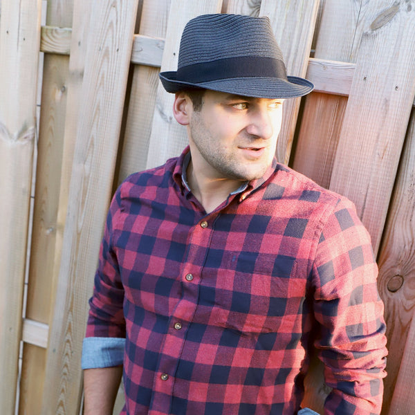 Jackson Trilby Papierhut mit Ripsband | Made in Italy
