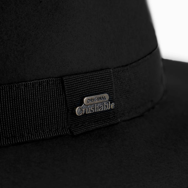 Purley Fedora Wollfilzhut mit Ripsband | Classic Hat Made in Italy