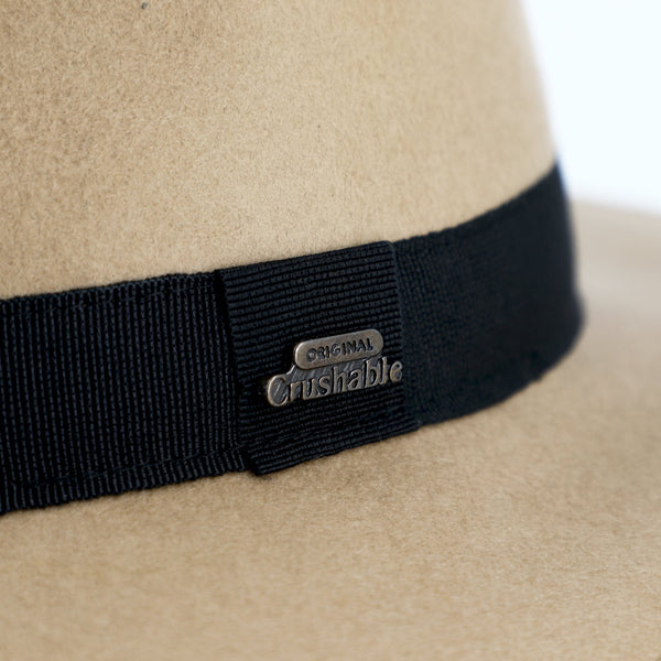 Purley Fedora Wollfilzhut mit Ripsband | Classic Hat Made in Italy