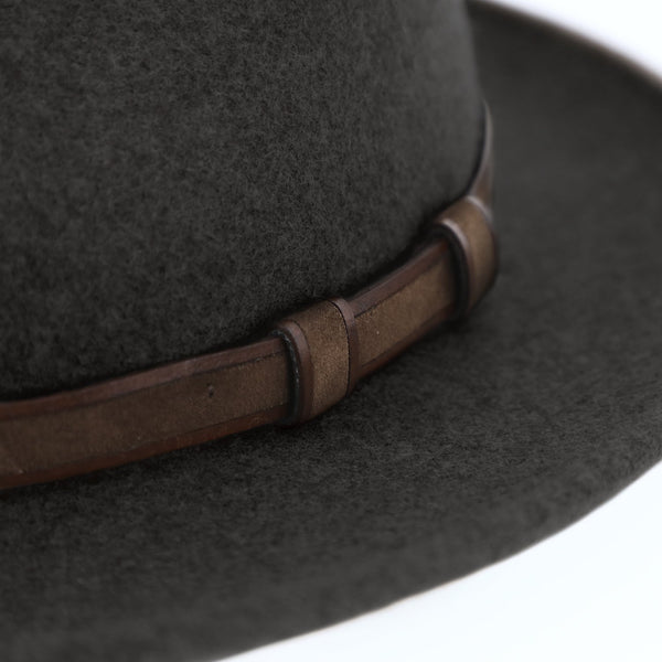Lewis Fedora Wollfilzhut mit Lederband | Outdoor Hat Made In Italy