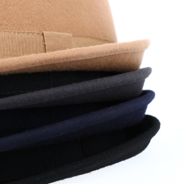 Miller Trilby Wollfilzhut | Filzhut mit gleichfarbigem Ripsband | Fedorahut Made in Italy