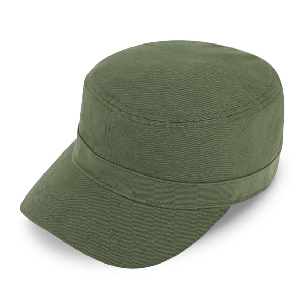 fiebig Army GI-Cap | Klassische Arbeitsmütze mit flexiblem Verschluss | Militär Outdoor Kappe aus Baumwolle in One Size