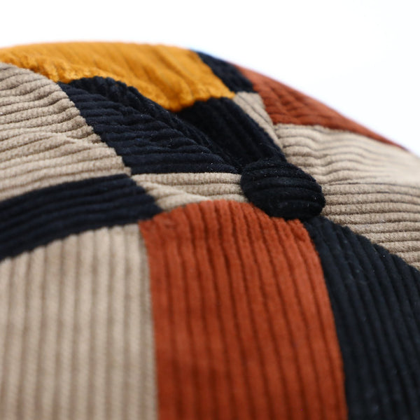 fiebig Brandon 6-Panel Cap aus Cord mit Patches | Schirmmütze Made in Italy