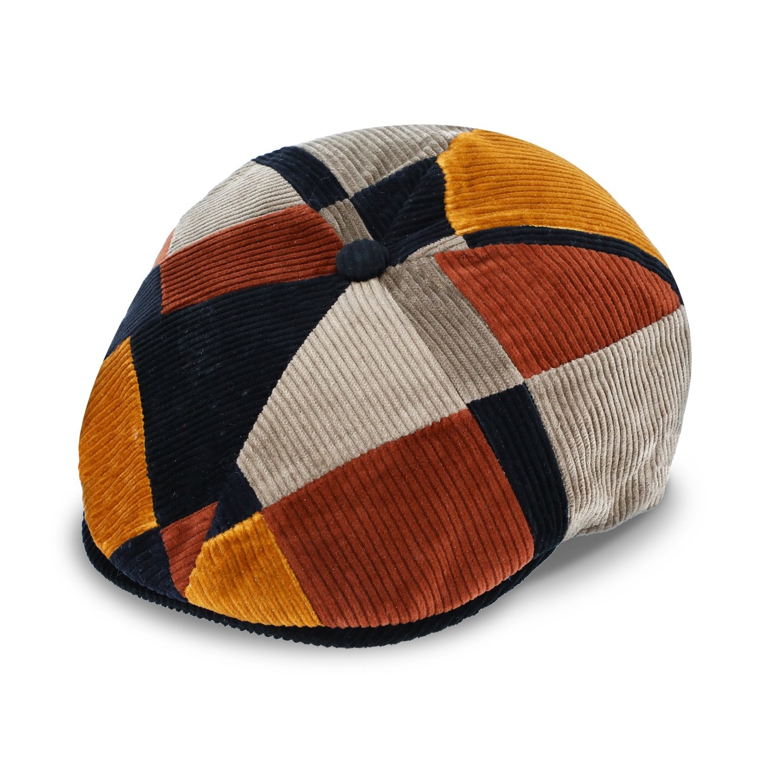fiebig Brandon 6-Panel Cap aus Cord mit Patches | Schirmmütze Made in Italy