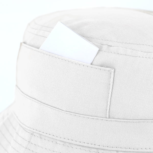 fiebig Fischerhut aus Baumwolle | Unisex Outdoorhut mit Taschen & Reißverschlussfach | Bucket Hat in vielen Farben & Größen