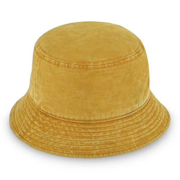 Washed Cotton Bucket Hat | Zweifarbiger Unisex Fischerhut