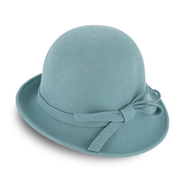 Glocke Wollfilzhut | Schlapphut mit Garnitur | Damenhut Made in Italy