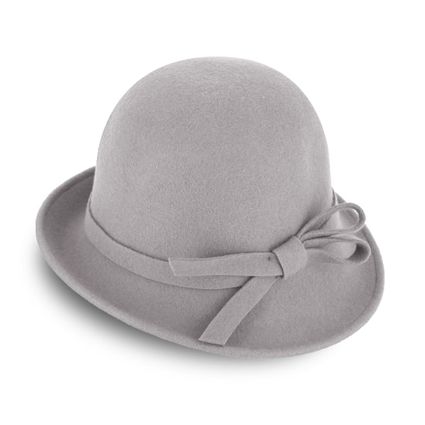 Glocke Wollfilzhut | Schlapphut mit Garnitur | Damenhut Made in Italy