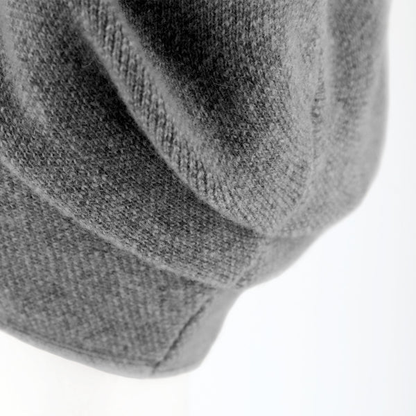 Berta Strickmütze aus Wolle mit Raffung | Feinstrick Qualität Made in Europe