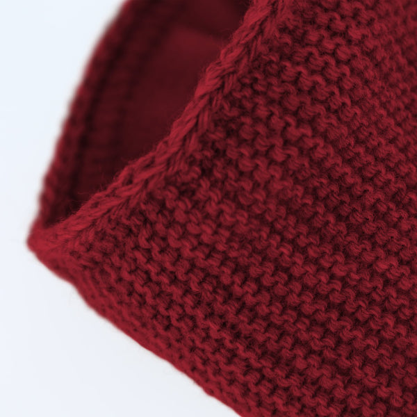 Stirnband aus Wollmaterial mit Fleecefutter | Headband Made in Europe