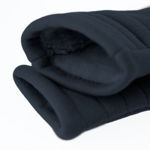 fiebig Handschuhe aus Jersey | Teddy Fleece Innenfutter & Touchfunktion | leichter & warmer Damen Thermo Handschuh